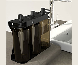 黑色三头沐浴露瓶挂墙架