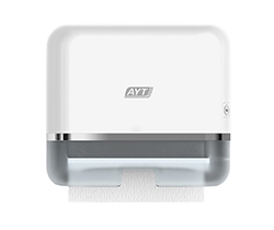 商用侧开塑料叠纸纸巾盒 002L